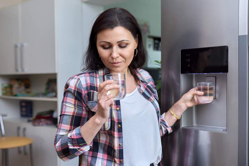 moldy refrigerator water dispenser